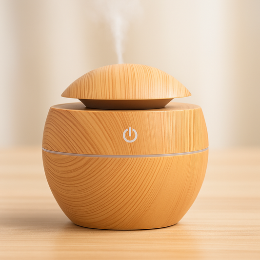 USB Ultrasonic Cool Mist Sprayer Essential Oil Fragrance Mini Home Wood Grain Air Humidifier Electric Air Aroma Diffuser Purifie